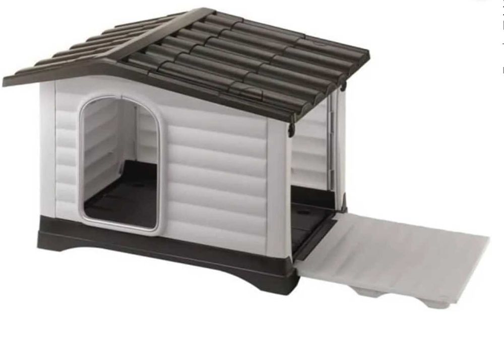 Casota cão DogVilla 90 - Casa animais 88x72x65 cm