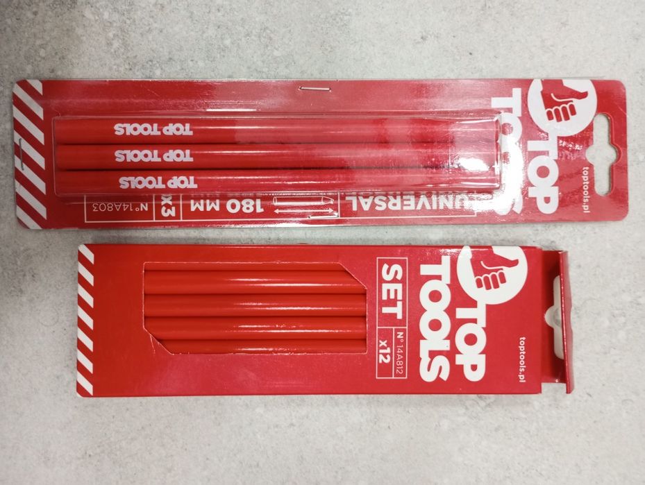 Ножі Леза  канцелярські Топекс .  Олівці