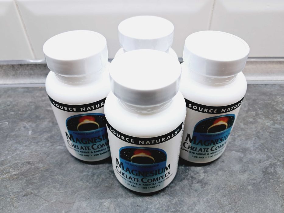 Source Naturals, Magnesium Chelate Complex (100 таб.), магний хелат