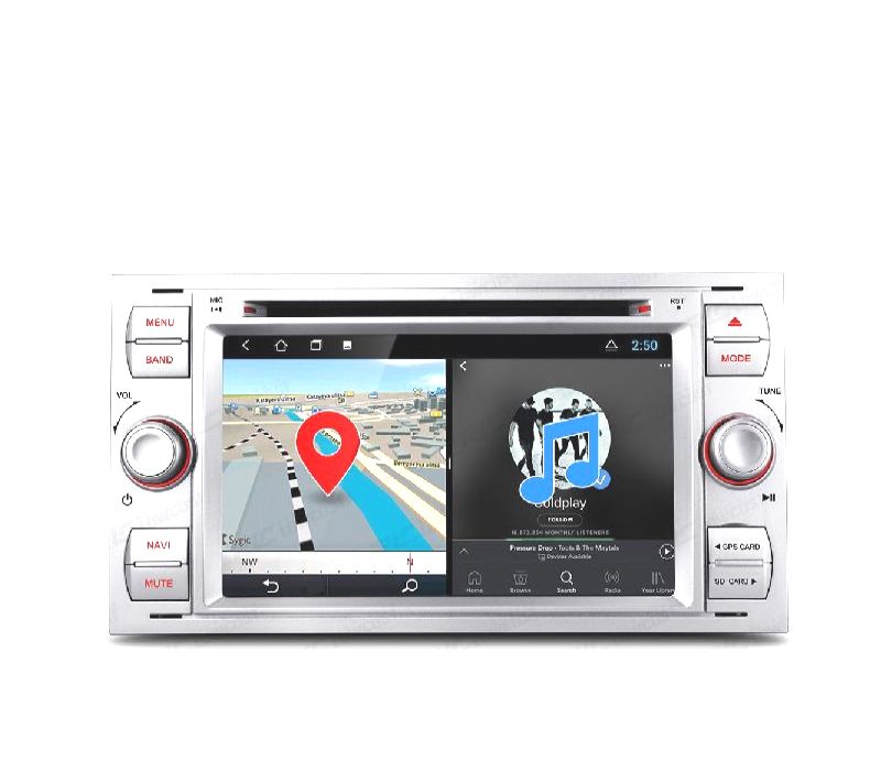 AUTO RADIO GPS ANDROID 12 PARA FORD FOCUS C-MAX FIESTA GALAXY KUGA MONDEO S-MAX TRANSIT