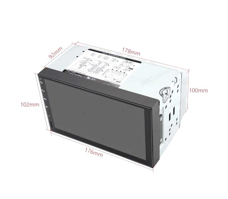 AUTO RADIO 2DIN GPS ANDROID 12 HD 7" TÁCTIL BLUETOOTH USB SD