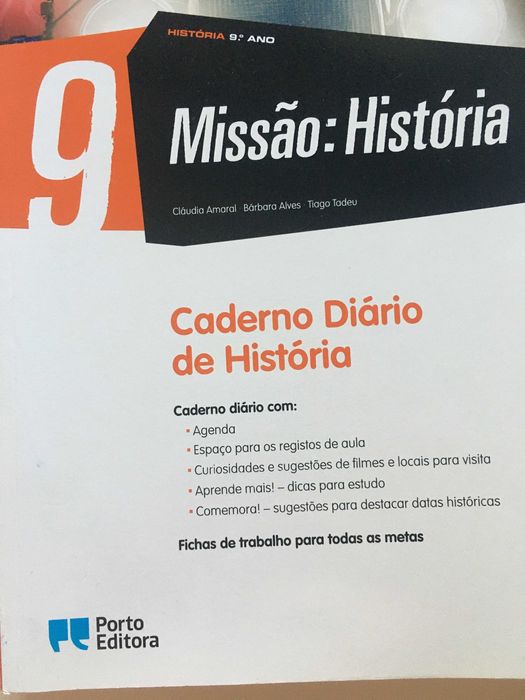 Caderno de Atividades - História 9.º Ano - NOVO