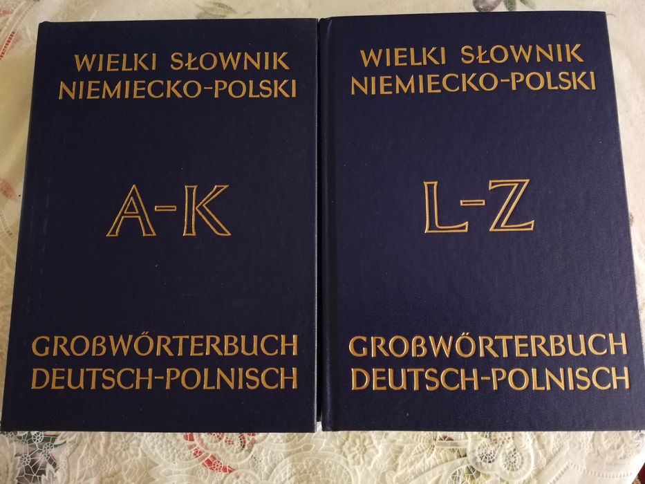Wielki słownik niemiecko - polski, tom I i II, WP 1989