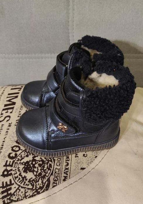 Теплі зимові чоботи р 24 на 15.5 см