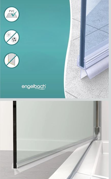Uszczelka prysznicowa do szklanych drzwi Engelbach