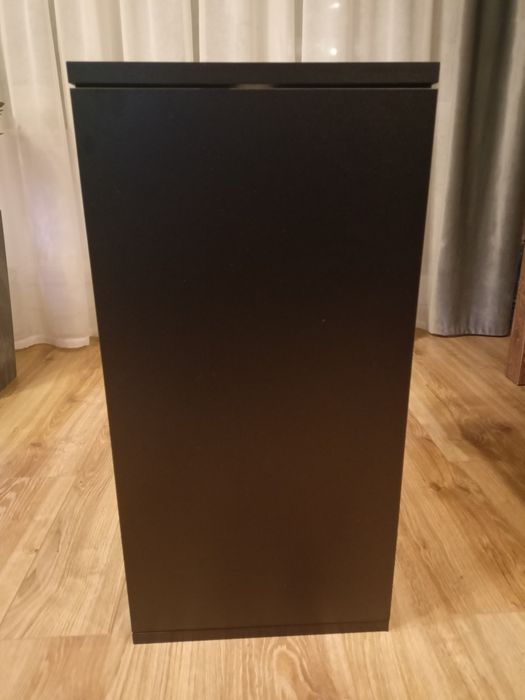 Szafka akwarystyczna czarna słupek 35x35×70