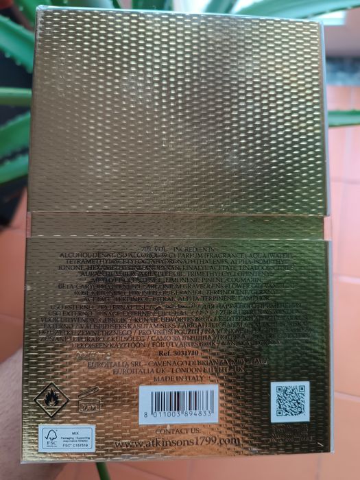 Perfume Atkinsons embalado