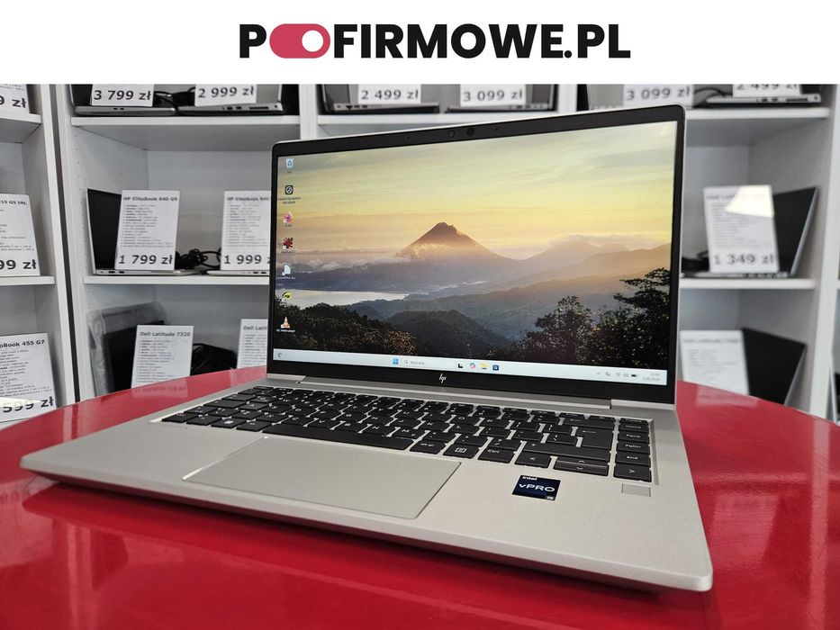 Laptop HP EliteBook 640 G9 14" Intel i5-1245U 32GB RAM DYSK 512GB SSD FullHD IPS Windows 11 Pro Faktura 23% Vat Gwarancja 12 Miesięcy PoFirmowe.pl