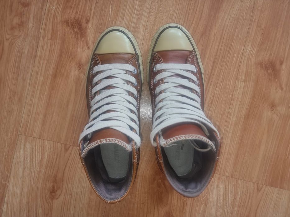 Skórzane buty Converse All Star Mid Pinecone Boots, rozmiar 40-40.5