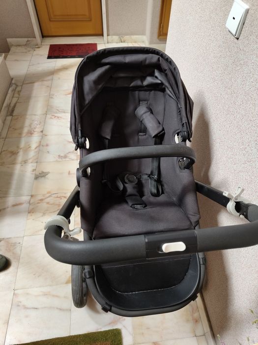 Carrinho Cybex Balios S 2 em 1 (carrinho + alcofa) preto