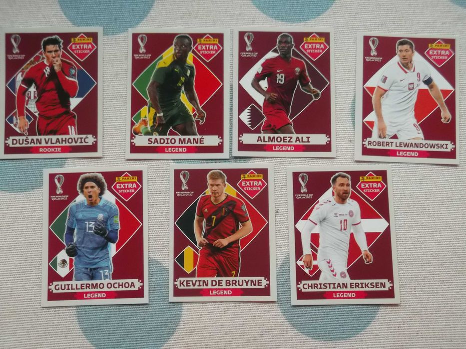 Cromos Legend do mundial de 2022