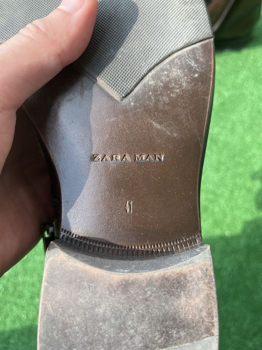Buty sztyblety prawdziwa mocna skóra 41 Zara