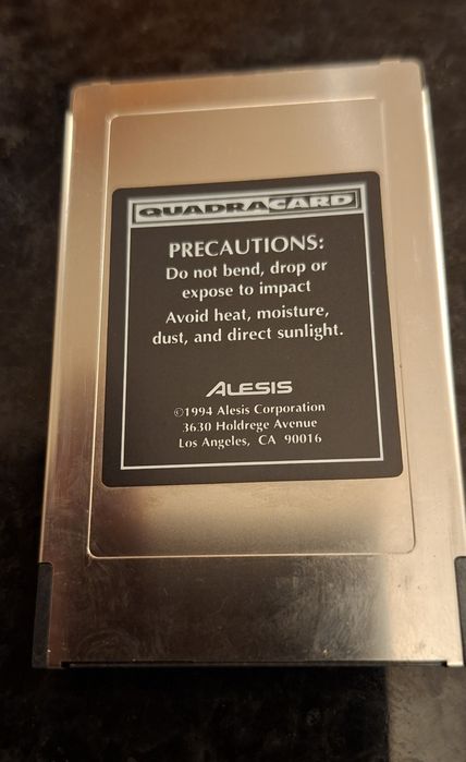 Cartão de memória Alesis QuadraCard Grand piano
