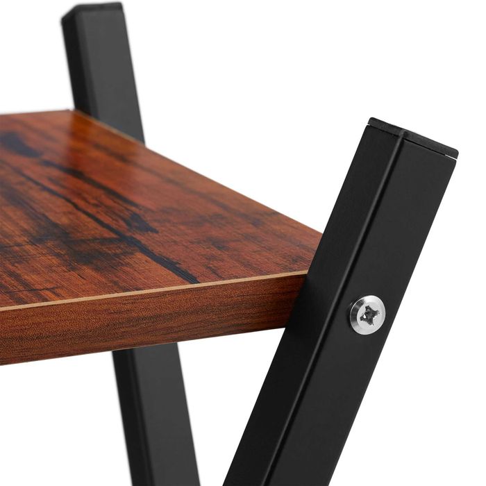 Stojak na kwiaty XL z 2 poziomami brązowy Relaxdays