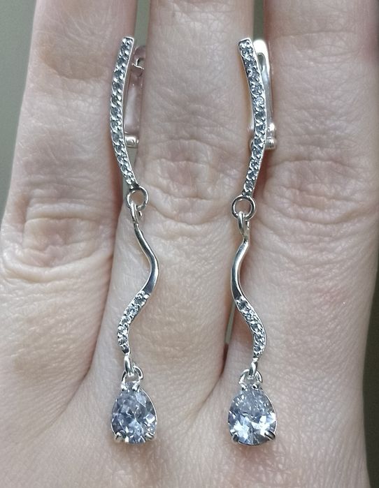 СЕРЬГИ серебро 925 пробы