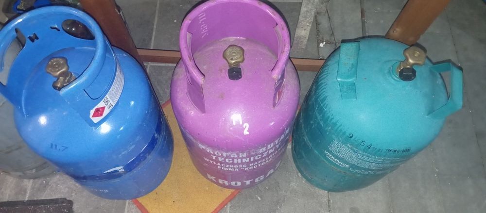 Butle propan butan 11 pełne lub puste