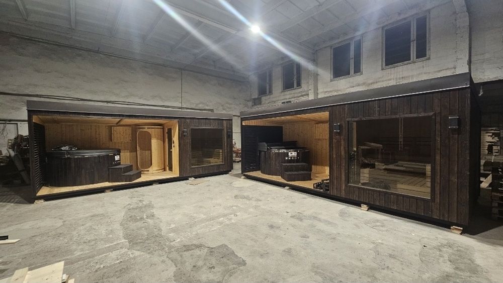 Sauna jacuzzi balia taras dom modułowy kredyt lub leasing