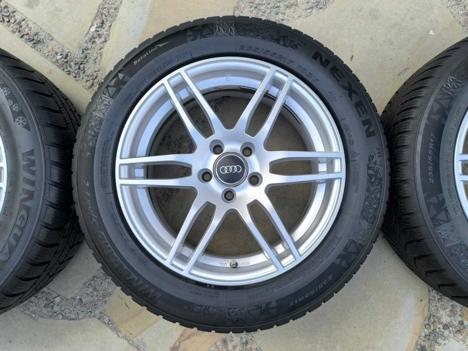 Alufelgi 17 5x112 opony zimowe 235/55R17 Audi VW Seat Skoda Merc 2023