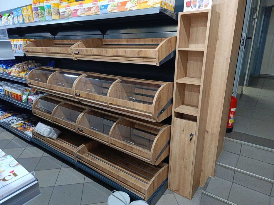 REGAŁ SKLEPOWY na pieczywo piekarniczy na chleb lada sklepowa