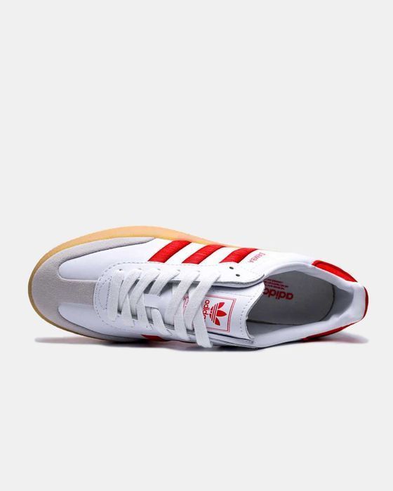 Кросівки Adidas Samba XLG White/Red premium | Кроссовки Адидас жіночі