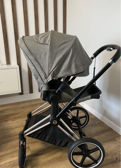 Коляска prime manhattan grey plus Візок 2 в 1 cybex prime 2в1 люлька і прогулка дитячий візок cybex prime люлька прогулка