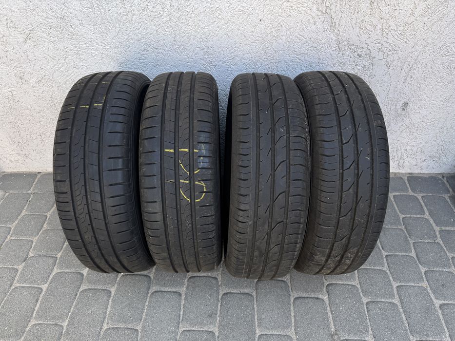 4x 195/65R15, Hankook Kinergy Eco2 2021r + Continental 2019