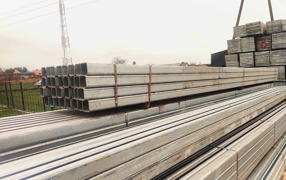 Profil bramowy ocynk 80x80x4 szyna prowadnica ceownik  kształtownik