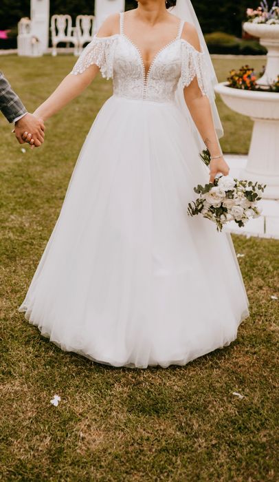 suknia ślubna w bardzo dobrym stanie