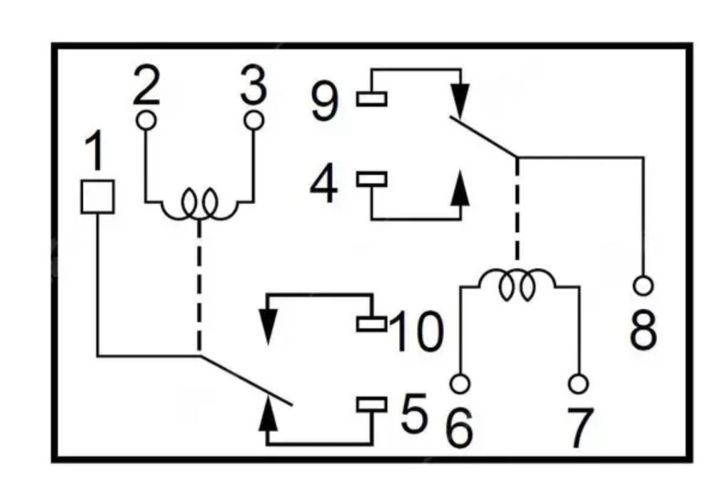 Автомобільне реле NEC  EP2F-B3G1ST Philippines DIP10 BMW AUDI. Peugeot