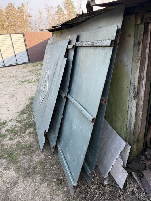 Продам железный забор, металл 3мм с проф трубой