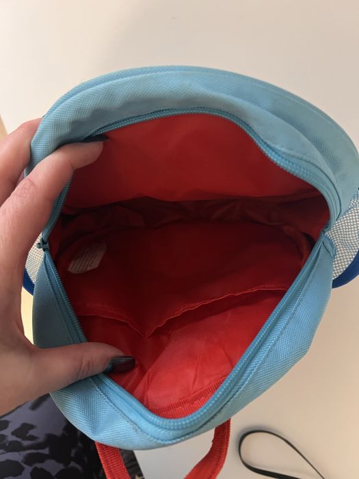 Plecaczek Smiki niebieski z zyrafa