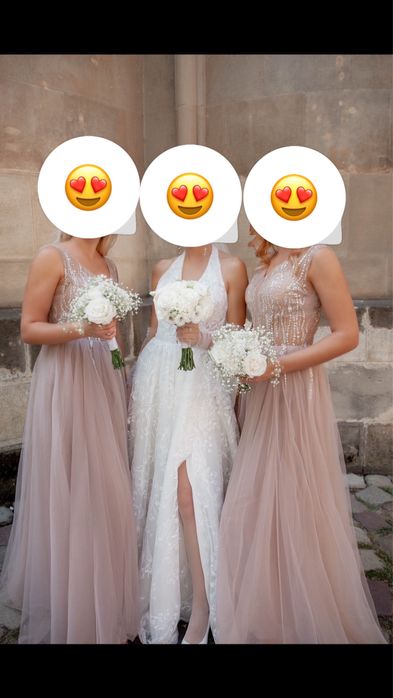 Вечірнє плаття( бежеве з блискітками)дуже комфортне