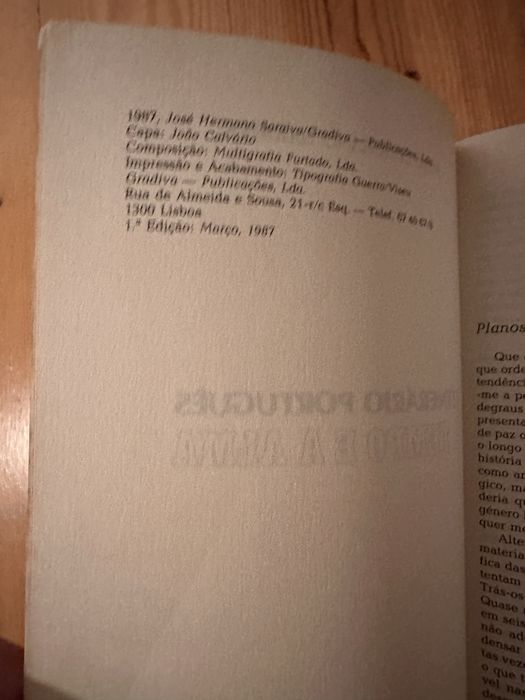 Livro o itinerario portugues de Jose Hermano Saraiva