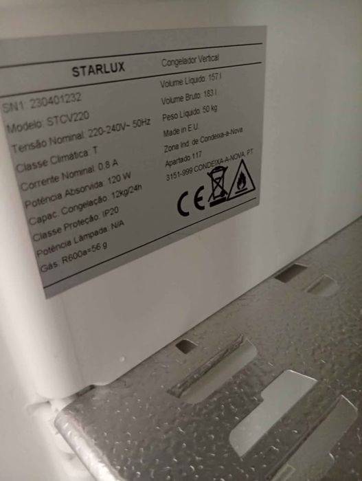 Arca congeladora vertical