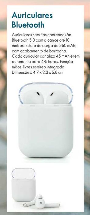 Phones Sem Fios (SELADO) - Auriculares Bluetooth