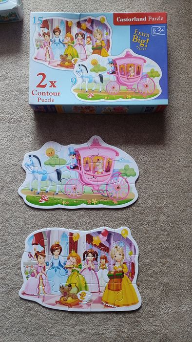 Пазли 2в1 принцеси