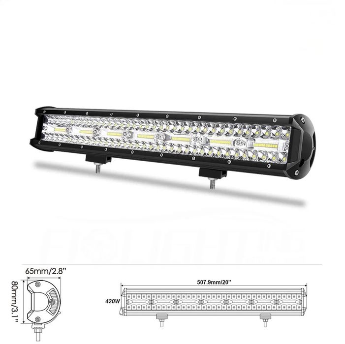 Светодиодная балка дополнительная фара 140 LED 50,8 см 20 дюймов 420w