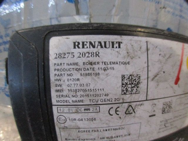 Módulo bluetooth RENAULT Megane III (BZ0_)
