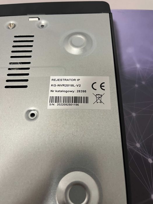 Rejestrator IP Kenik KG-NVR2018L-V2 – stan bardzo dobry