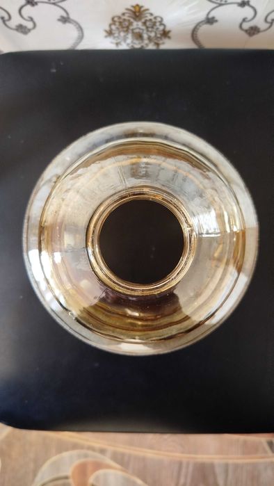 Плафон коричневый с матовой полосой