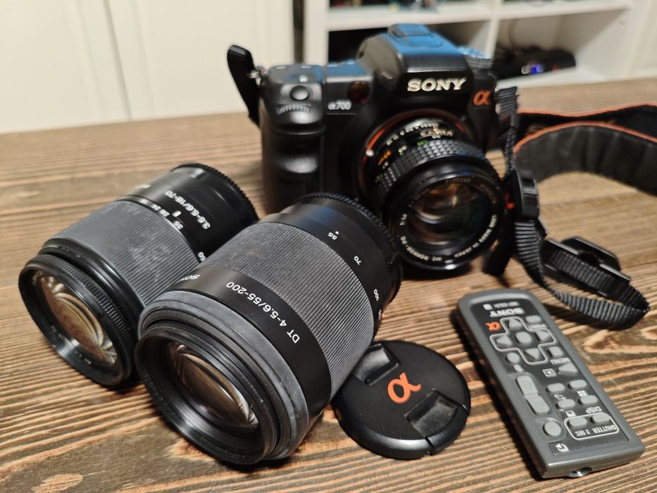 Lustrzanka SONY a700 alfa 700 rokkor