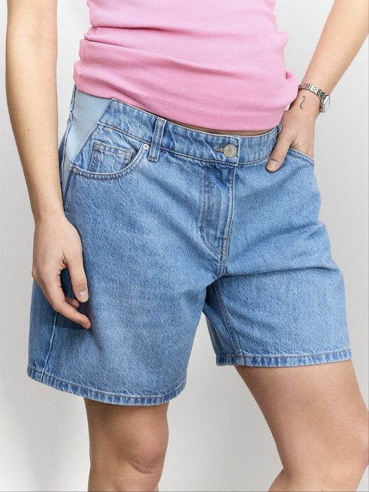 Шорти джинсові для вагітних Next