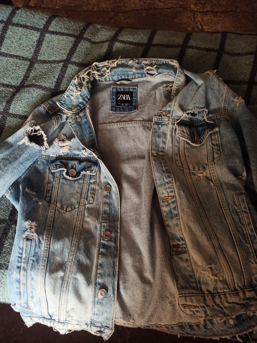 Продам джинсовую мужскую куртку ZARA.