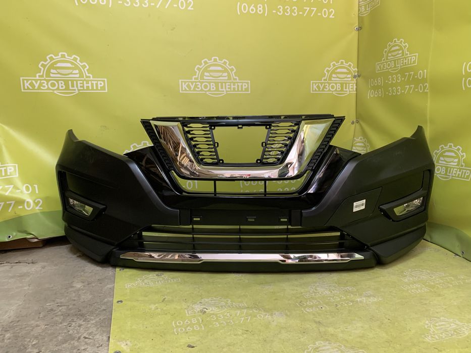 Морда Nissan Rogue 2017 - 2022 Бампер капот фара коплект