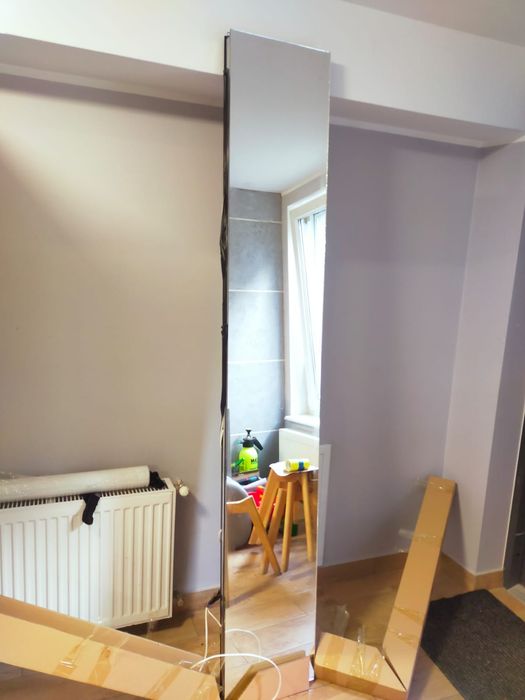 Witryna, naświetle, szyba, LED