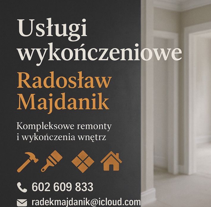Gładzie, Malowanie, Płytki | Remonty mieszkań