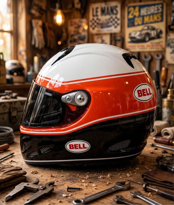 Capacete Bell Le Mans serie limitada e numerado