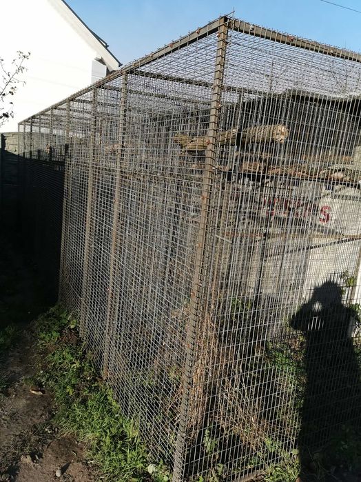 Siatka Arkusz Arkusze 215cm/165cm 3mm Oczko 2cm/7cm Woliera Ocynk