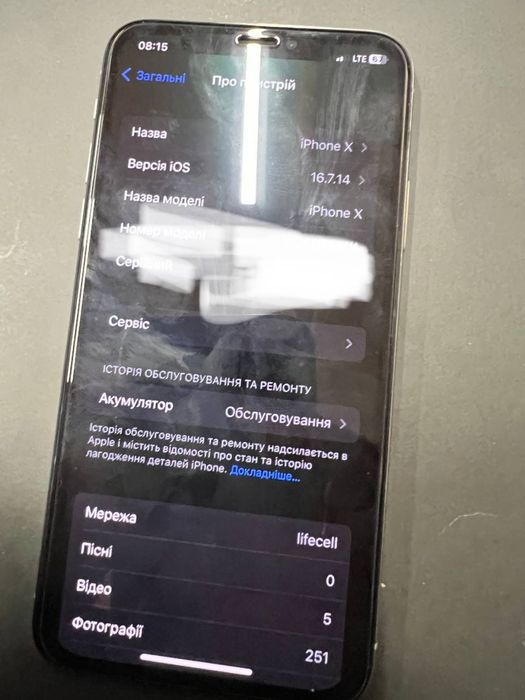 Iphone 10 x на 64g