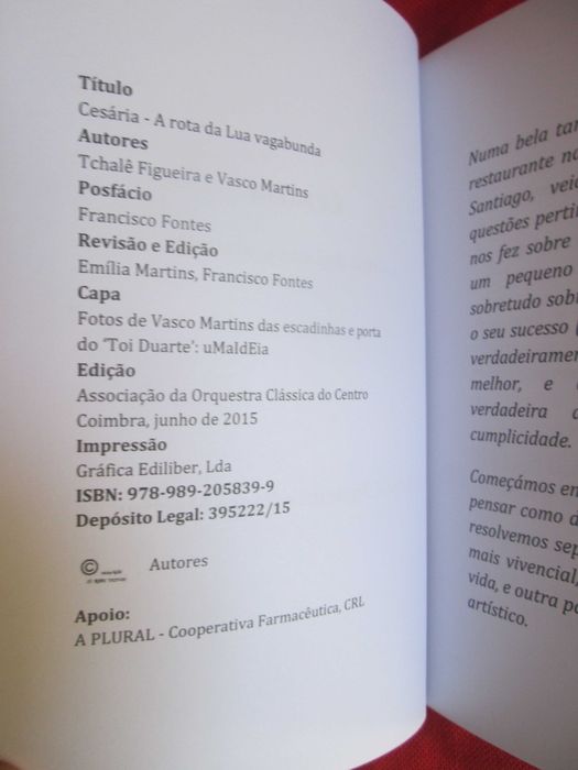 Cesária: A rota da Lua Vagabunda, de Tchalê Figueira e Vasco Martins